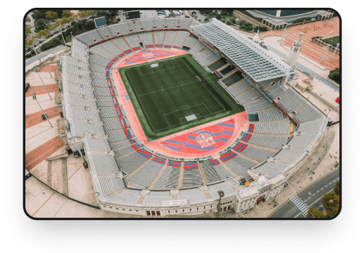 Stadium aerial view